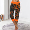 Pantaloni Capris con Coulisse e Stampa Mimetica