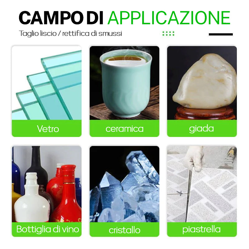 Disco per tagliare il vetro
