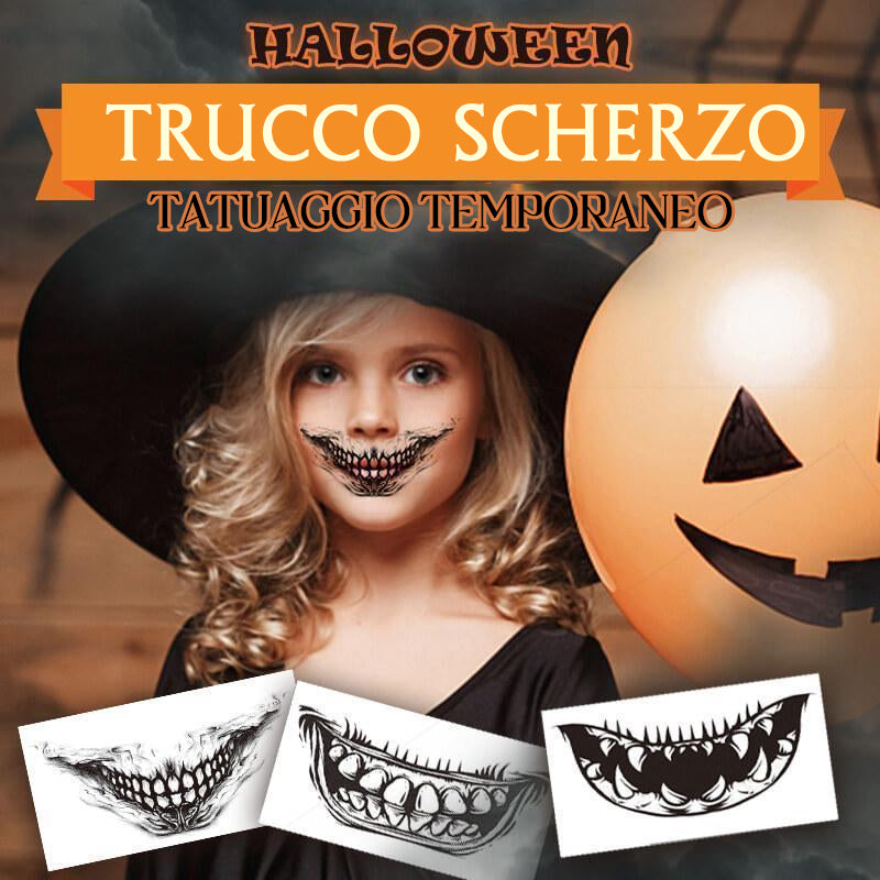 Tatuaggio Temporaneo di Trucco di Halloween Prank