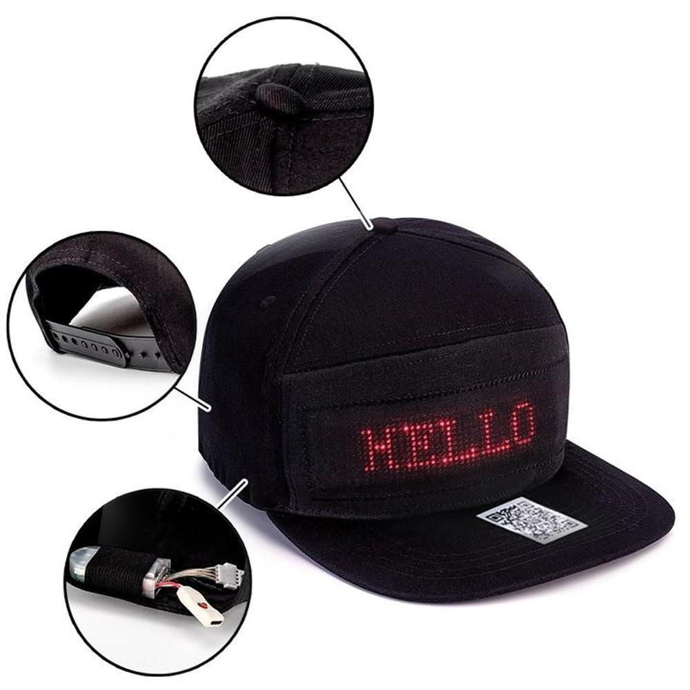 Cappello Con Messaggio A LED