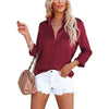 Elegante blusa monocolore primavera/estate