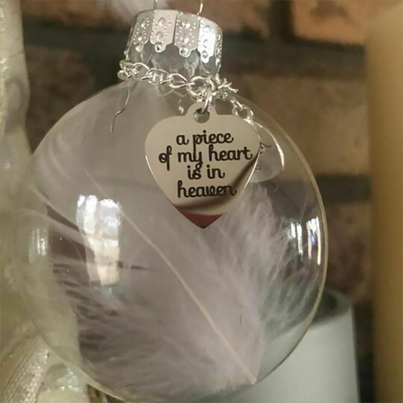 Ornamenti Di Palle Di Piume Di Natale