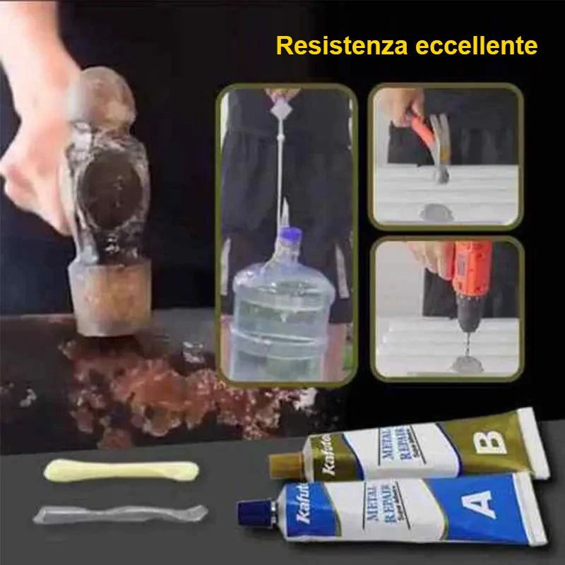(🔥Saldi🔥) Pasta riparatrice per la saldatura a freddo dei metalli