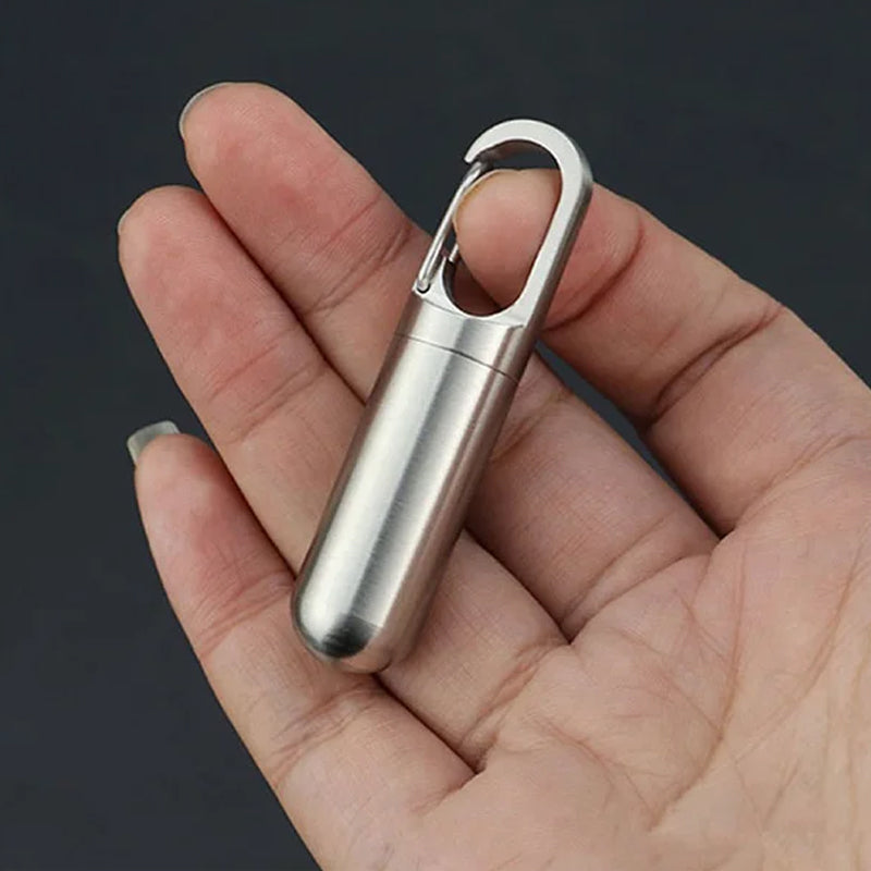 Portapillole in acciaio inox