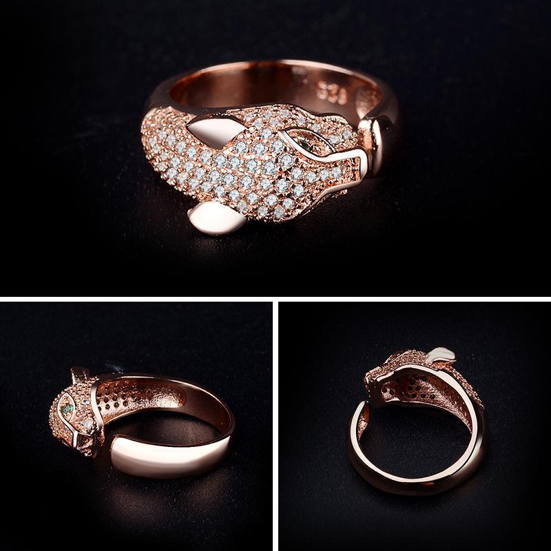 Anello di testa di leopardo