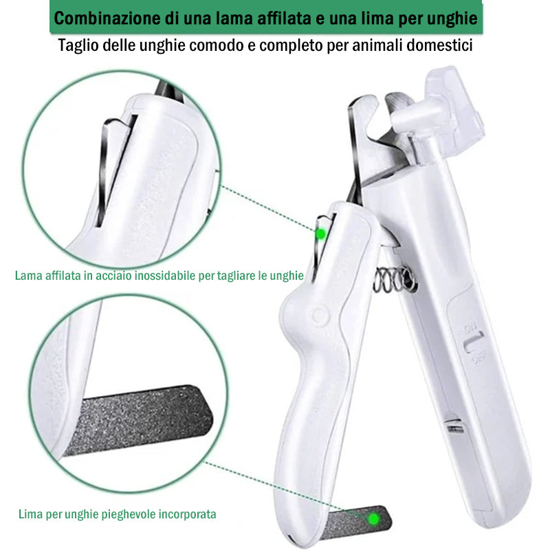 Tagliaunghie professionale per animali domestici