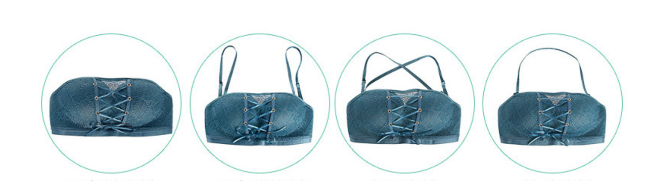 Bandeau in pizzo senza spalline