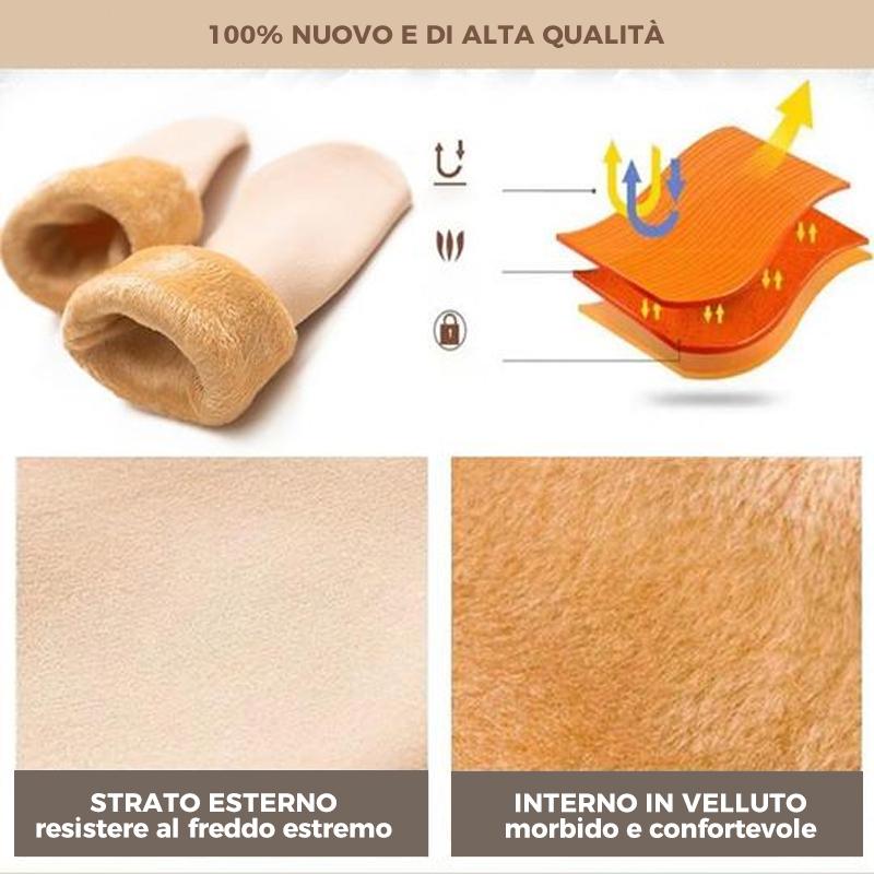 Calzini da neve in morbido velluto invernale addensante