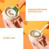 Spazzola per la pulizia del coperchio della tazza 3 in 1