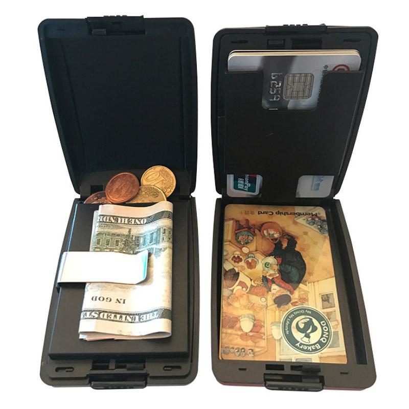 Portafogli portacarte Rfid in acciaio inox