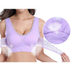 Reggiseno di sollevamento in pizzo con fibbia anteriore senza fili