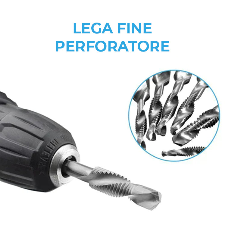 Set di punte per maschi combinati da 6 pezzi codolo esagonale