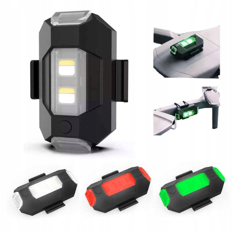 🌈Luci stroboscopiche a LED a 4 colori e ricarica USB