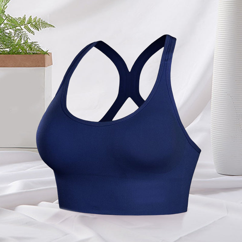 Reggiseno sportivo senza fili push up