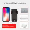 Supporto per cellulare con luci per biciclette