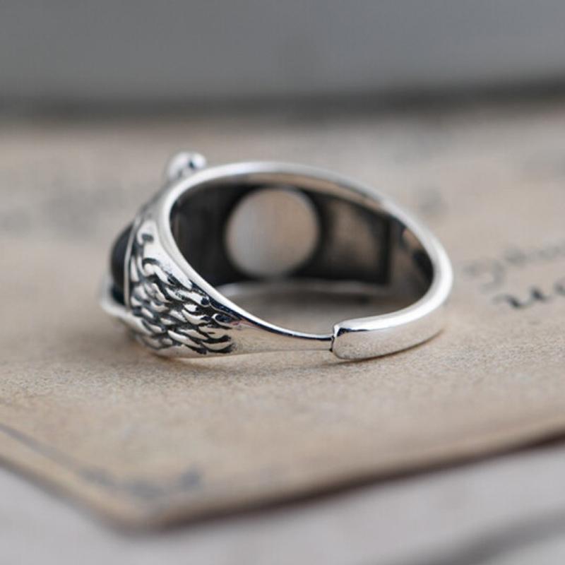 Anello gufo regolabile