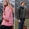 Piumino Pieghevole Leggero Cappotto Invernale Con Cappuccio