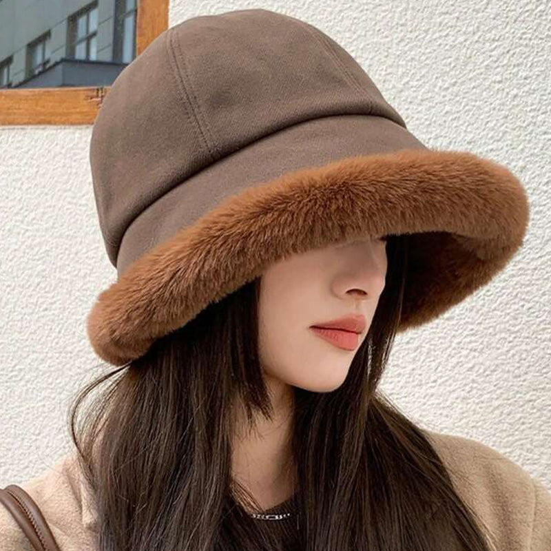 Cappello invernale di protezione per le orecchie in peluche spesso