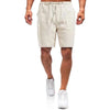 Pantaloncini Di Lino Casual Da Uomo Casual