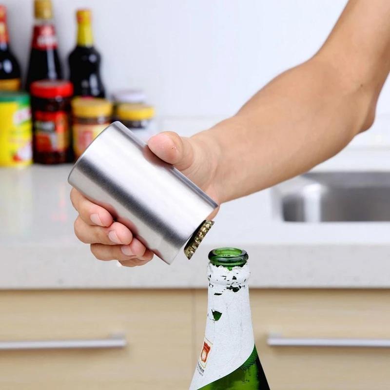Apribottiglie di birra magnetico-automatico