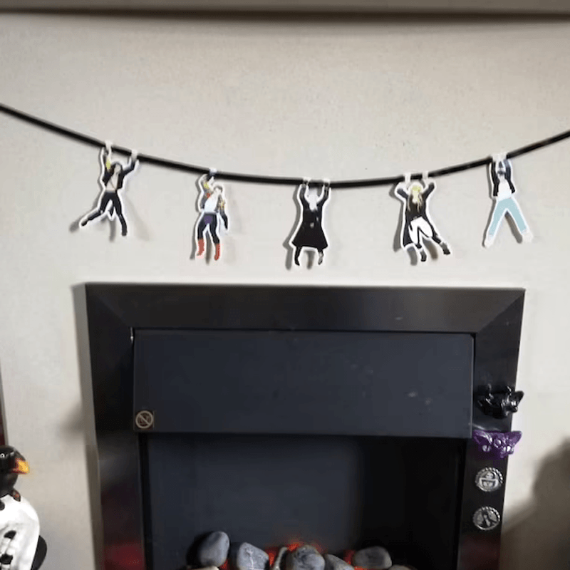 Decorazione horror della ghirlanda dei vampiri di Halloween di Santa Carla