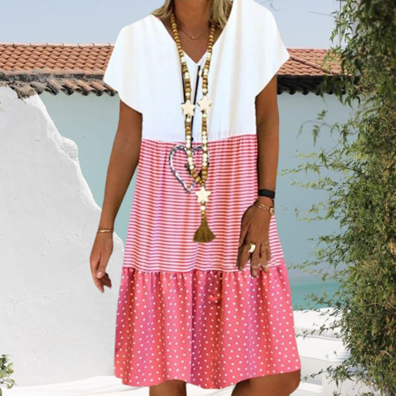 Abito con stampa digitale alla moda