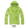Giacca a vento impermeabile leggera e anti-UV, unisex