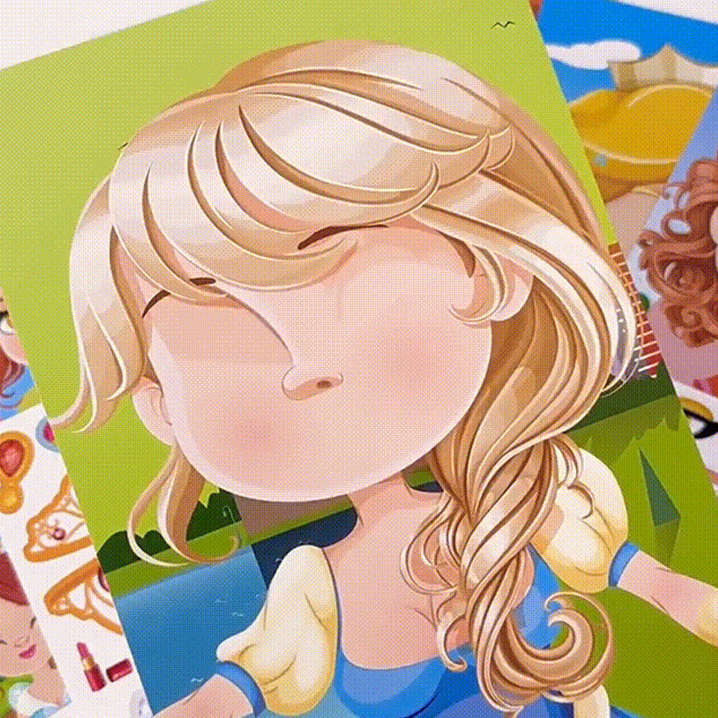 ✨Libro di adesivi per bambini e bambine
