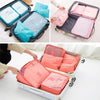 Set organizer per imballaggio bagagli (6 pezzi)