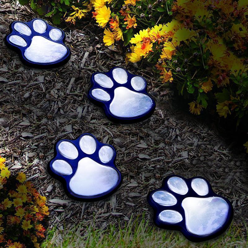 Luce solare da giardino con artiglio d'orso