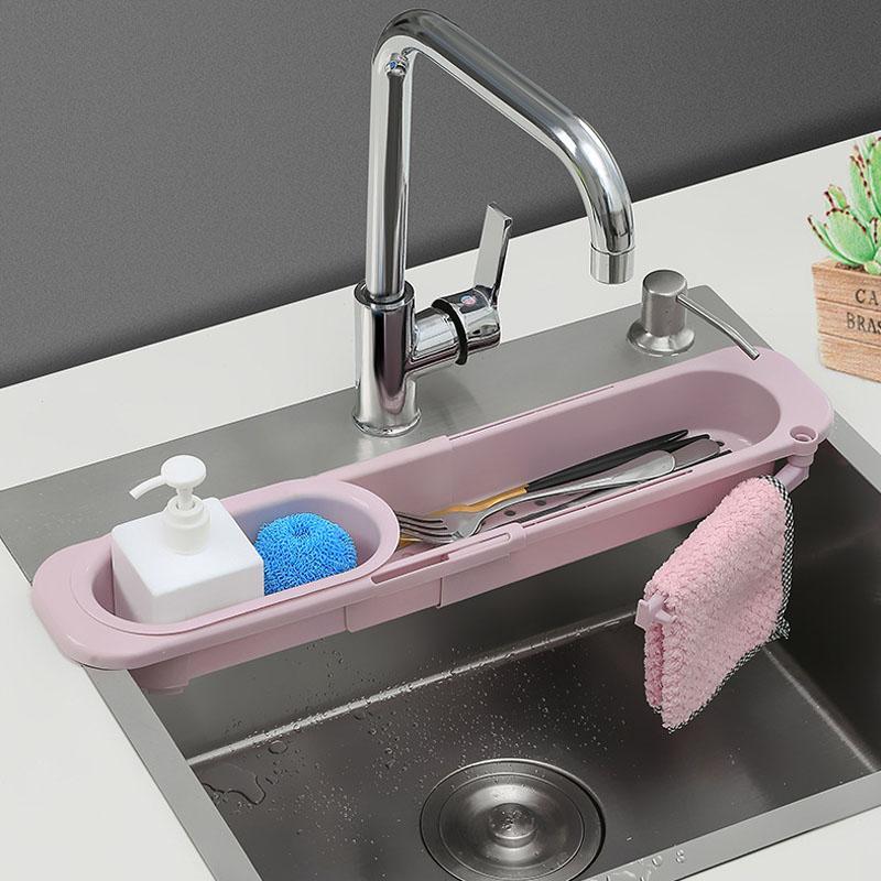 Rack telescopico da cucina multifunzionale (SCONTO DEL 50% OGGI🔥)