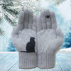 Guanti in Cotone Stile Gatto