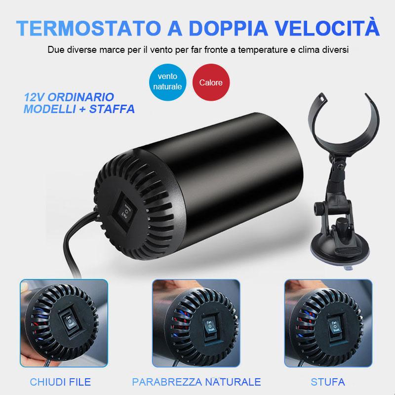 Aeratore ad aria calda per auto a forma di tazza a riscaldamento rapido