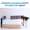 Strumento pratico per la preparazione del letto e il sollevamento del materasso