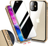 Custodia magnetica per iPhone Vetro temperato a doppio lato