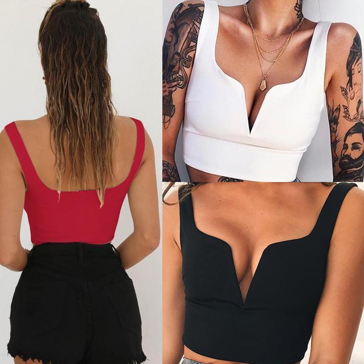 Camicia slim, scollo a V
