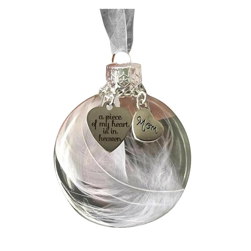 Ornamenti Di Palle Di Piume Di Natale