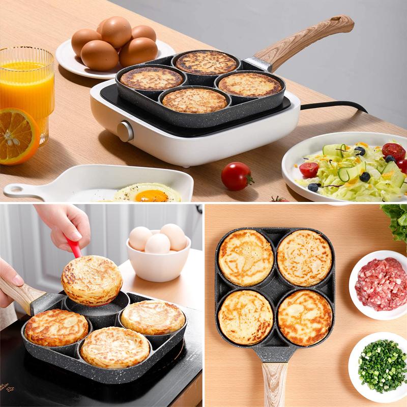 Padella per frittata a quattro fori