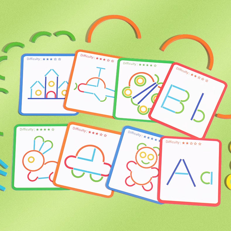 Gioco ad anello per bambini Montessori Puzzle Logic Training