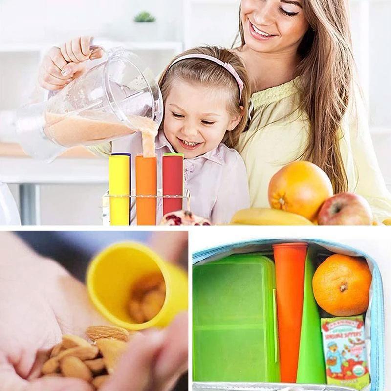 Set di stampi per ghiaccioli in silicone