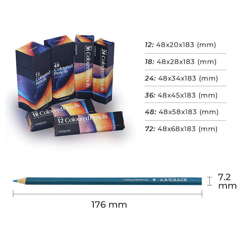 🌈Set di matite colorate portatili