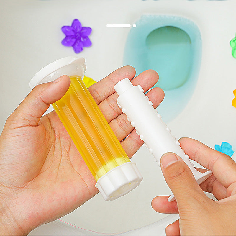 Gel detergente profumato per toilette