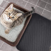 🐱Tappetino per lettiera per gatti antiscivolo