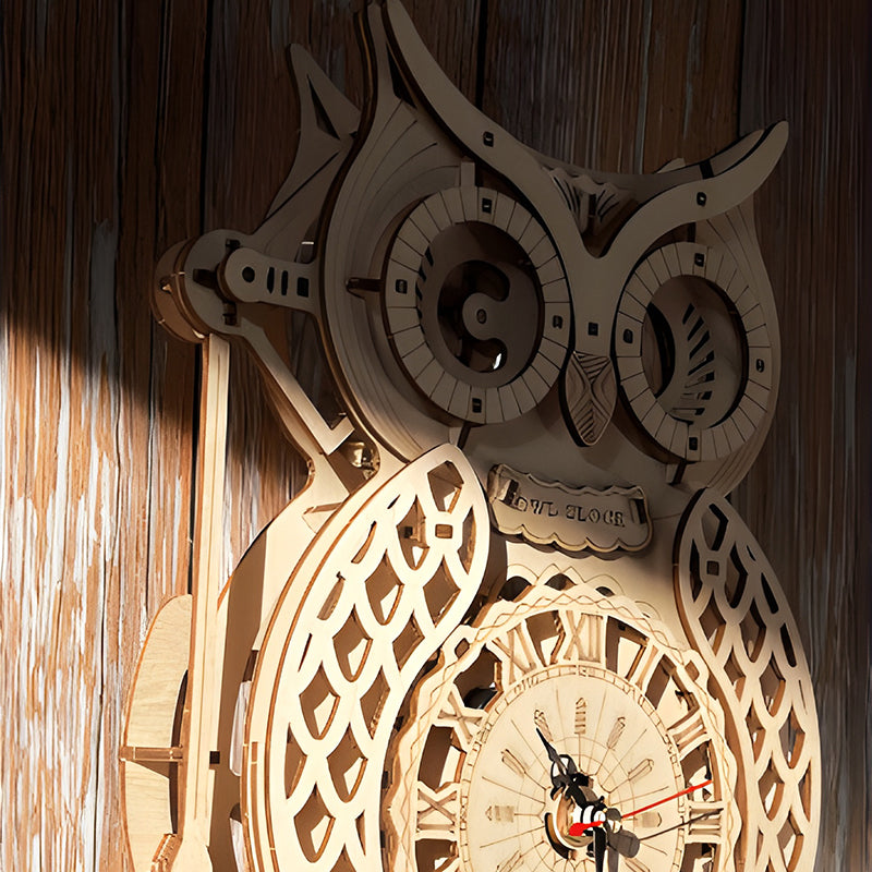 🦉Set di puzzle modello meccanico in legno super