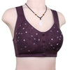 Comodo reggiseno con bottone frontale