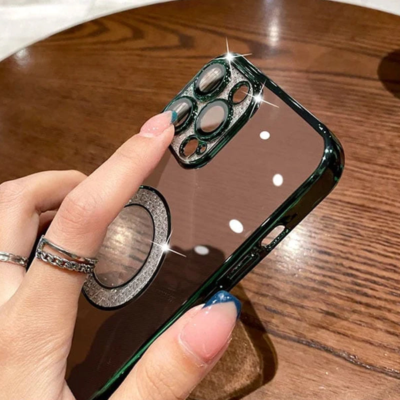 Custodia in grafite Flash Diamond per iPhone