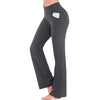 Pantaloni Da Yoga Da Donna A Vita Alta E Gamba Svasata