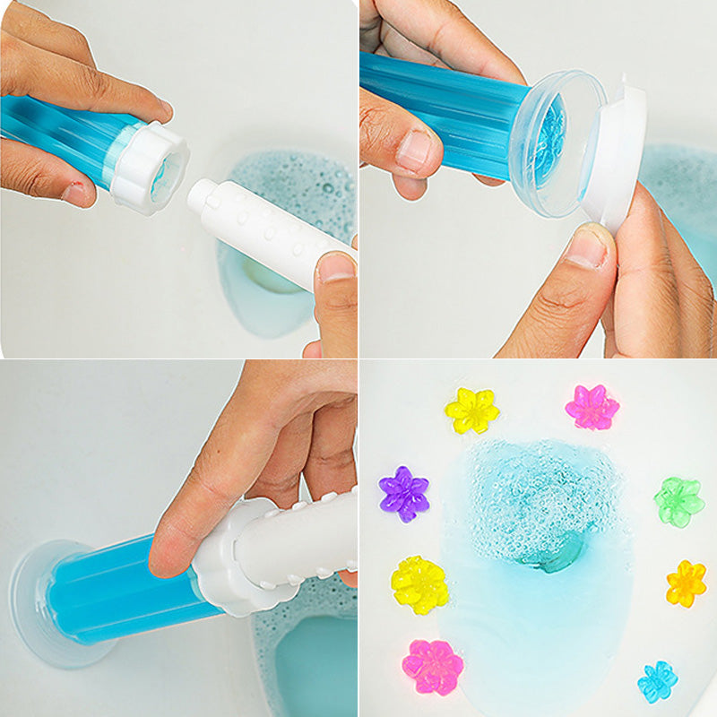 Gel detergente profumato per toilette