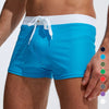 Costume da bagno da spiaggia da uomo in tinta unita
