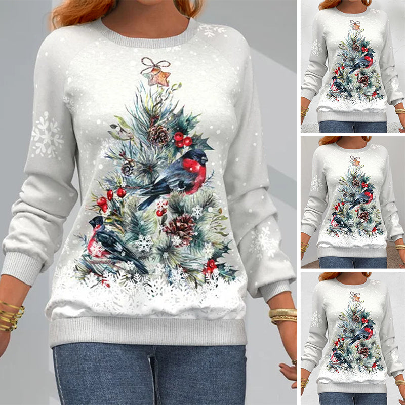 Maglione con motivo albero di Natale